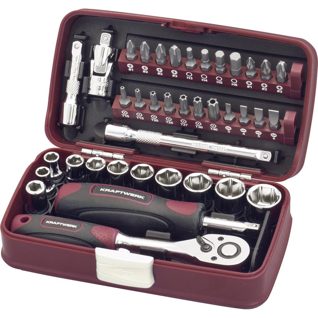 Topplyklasett 1/4 38 Stk