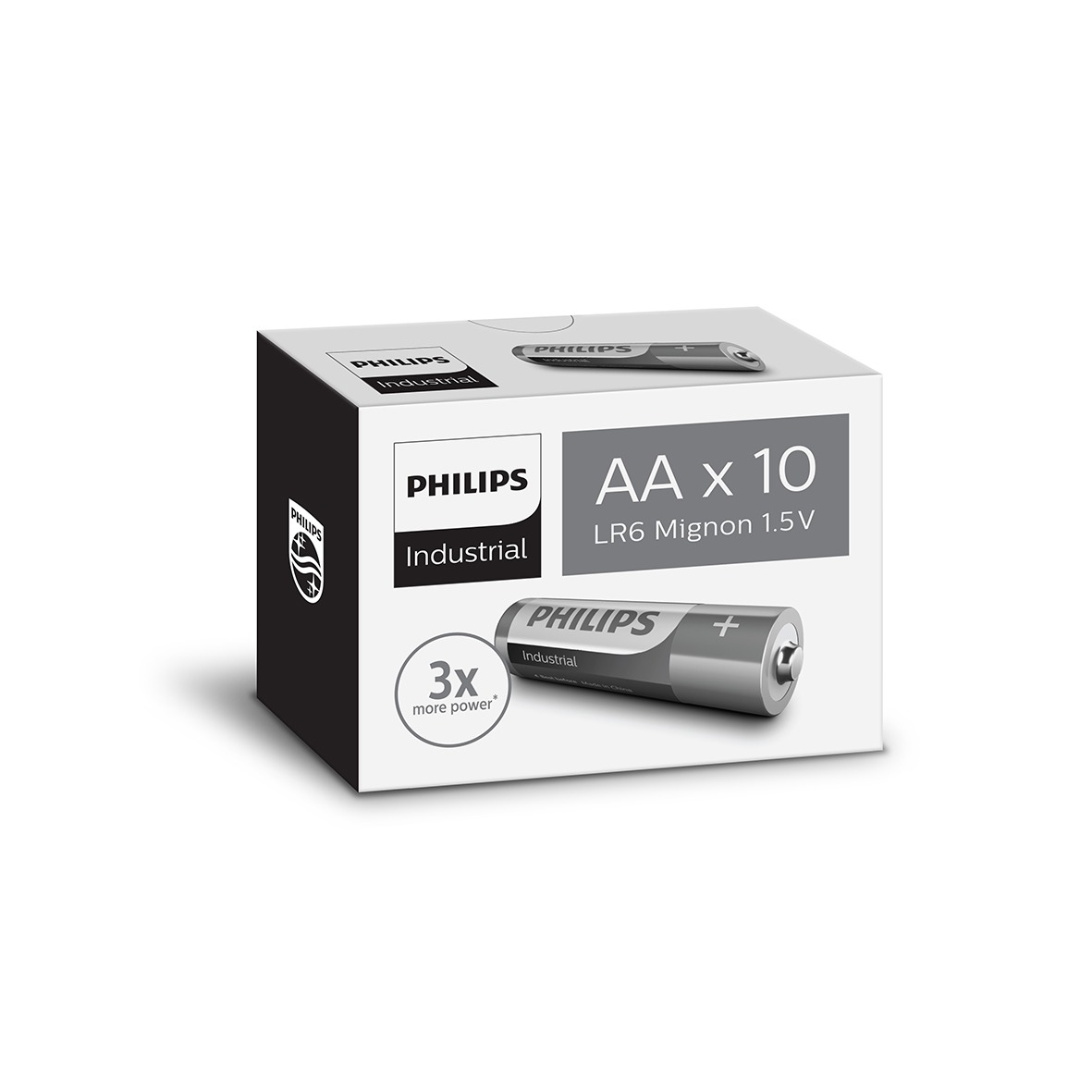 Rafhlöður AA 10 stk PHILIPS