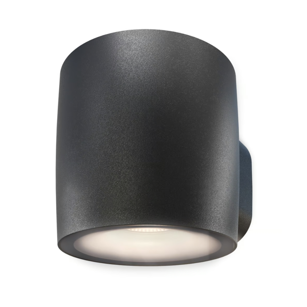 Plejd Svart Veggljós upp og niður TW 2x300lm IP45 45° 