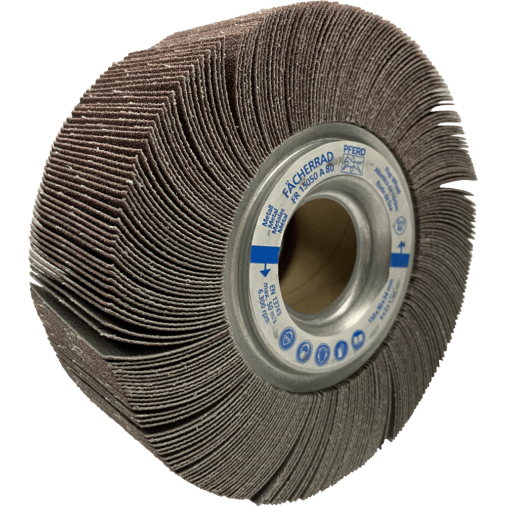 Flipahjól 150x50mm Gr. 80 (gat