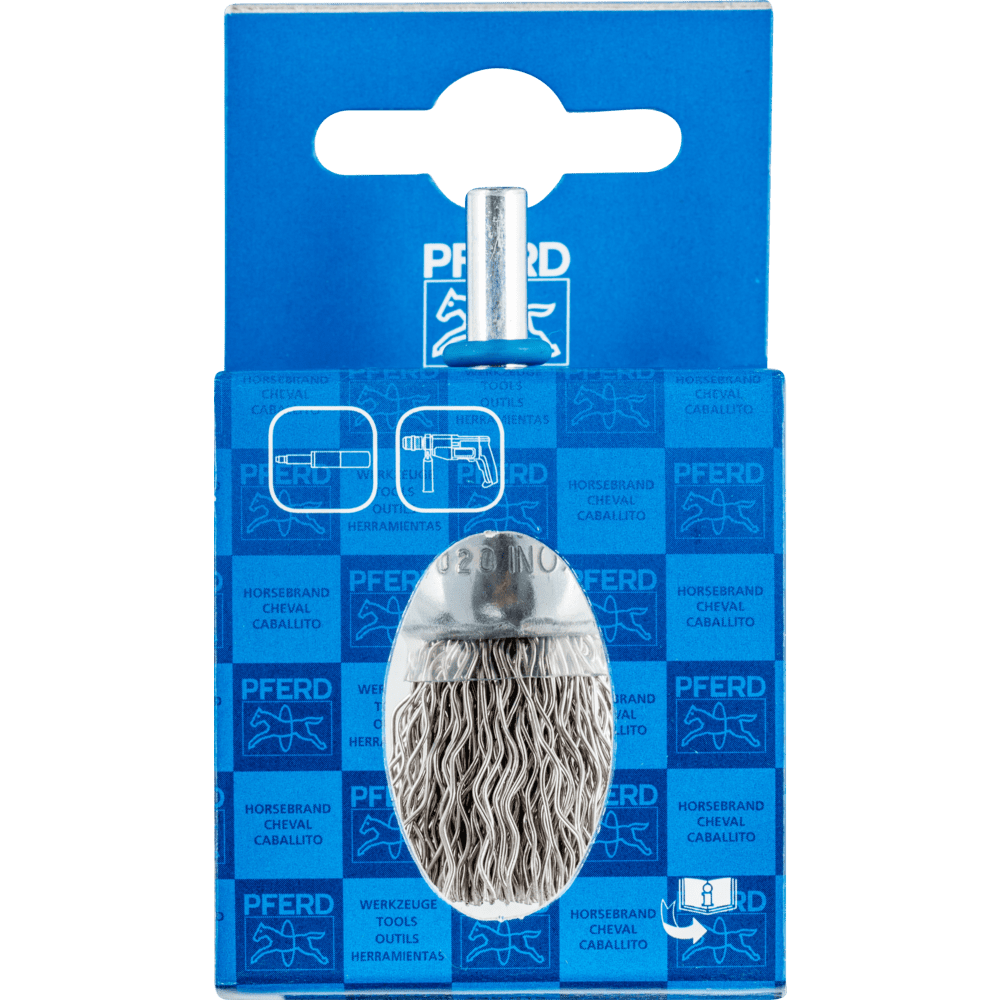 Endavírbursti 20mm vír 0,50mm Ryðfrítt