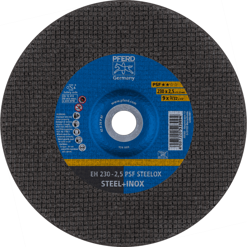 Skurðarskífa 230x2,5mm Pferd S