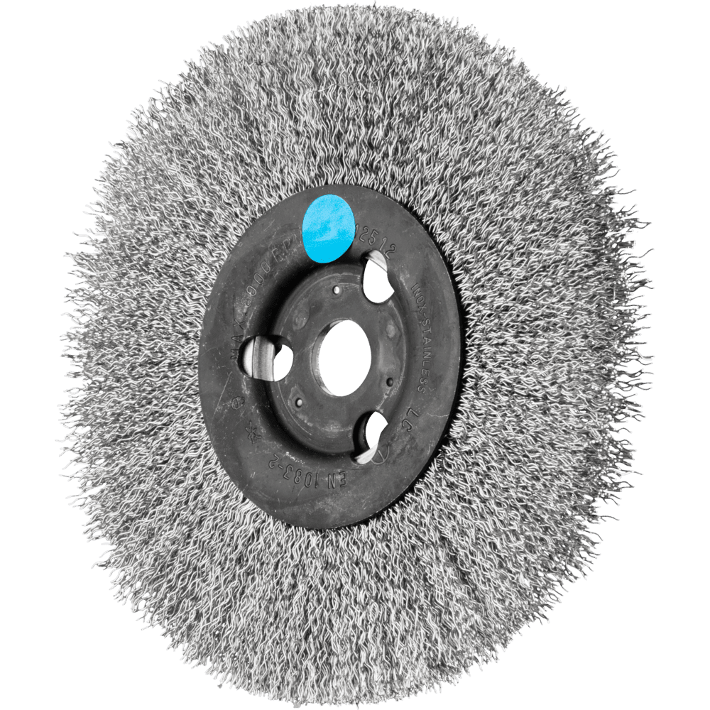 Vírskífa 125mm M14 ryðfr.