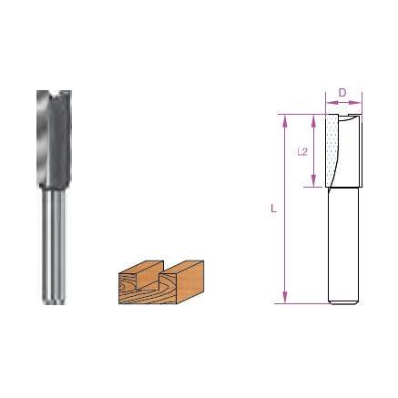 Fræsitönn bein10mm