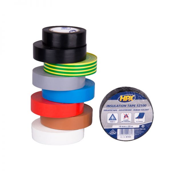Einangrunarband PVC/VDE - yellow/green 19mm x 20m