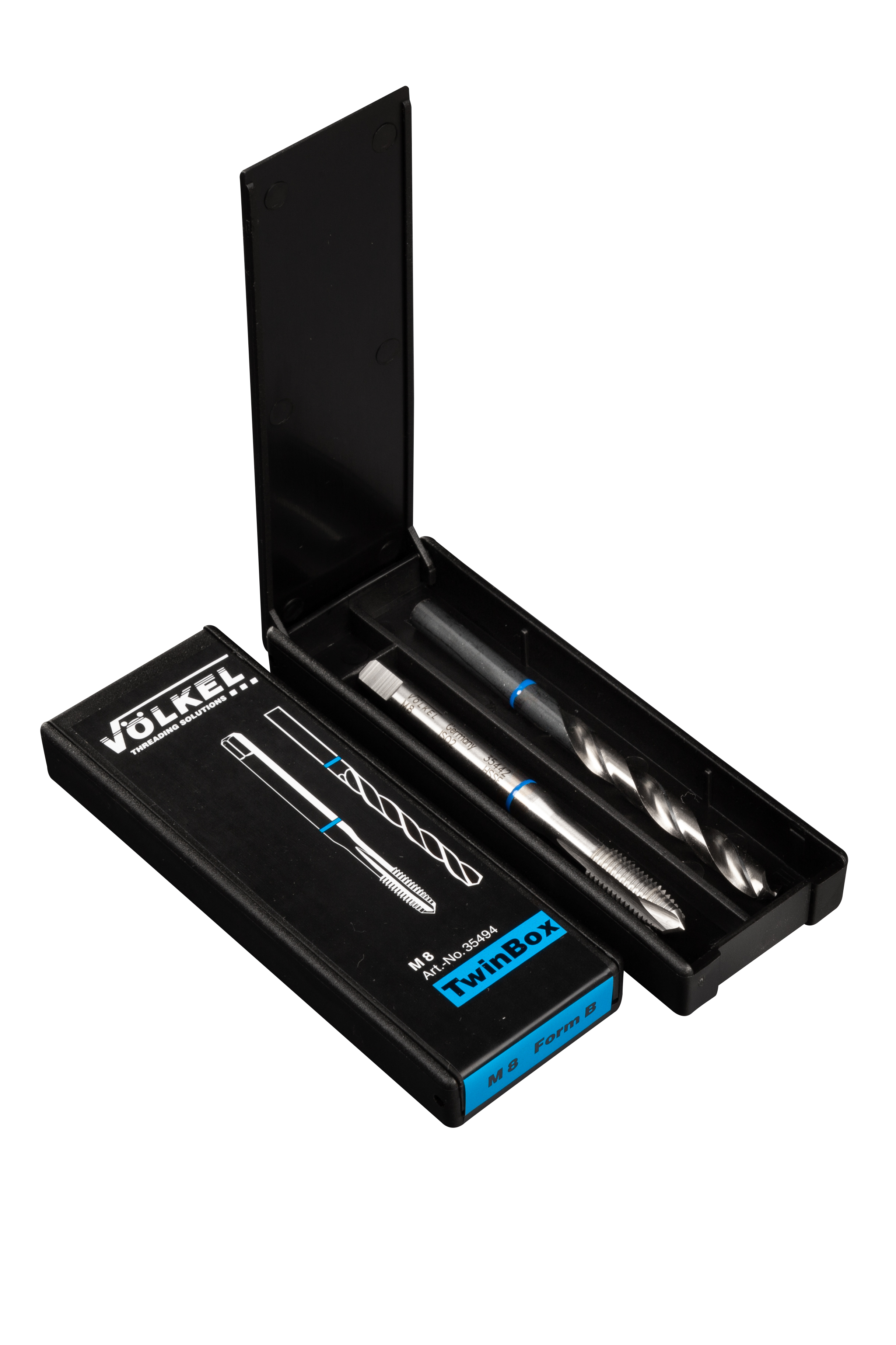 Vélsnittappi snúinn og bor saman í pakka 4mm