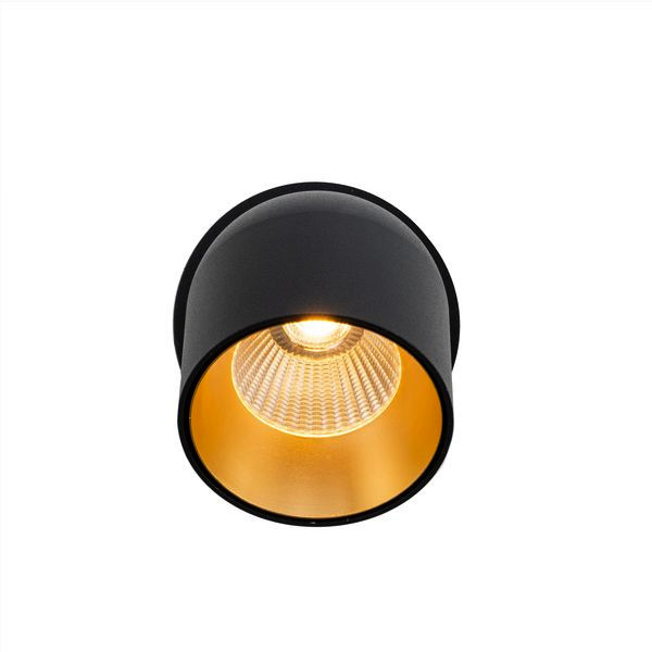 CUP 10W 650lm svart 927 hálf innf. 36° stillanl.21-40° Gatmál:62-68mm