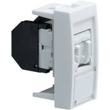 Tengill Cat6 í gólfbox hvítur