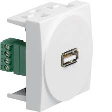 Tengill USB skrúfaður hvítur