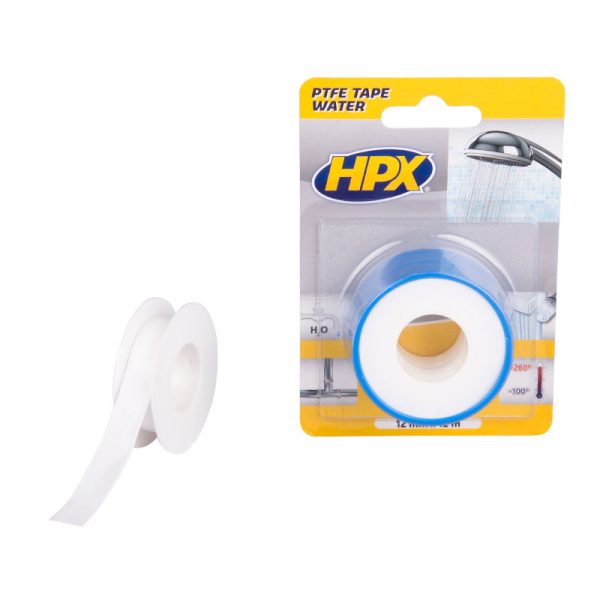 PTFE water sealing tape blister (2 pieces) - white 12mm x 12m